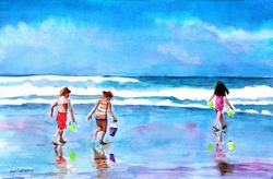 kids at beach