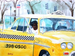 yellow taxi